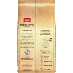 MELITTA Ganze Kaffeebohnen BellaCrema Speciale 1100g Milder Geschmack Stärke 2 -Bon Cafe Store c9c56f4ce9a806a272b53193bae7a9cf