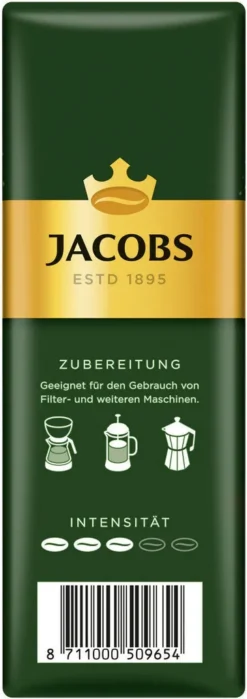 JACOBS Filterkaffee Krönung Entkoffeiniert 6 X 500 G Pulver- Röstkaffee Gemahlen -Bon Cafe Store ca64091210555f9bcb2ba5353d30f828