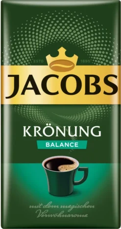 JACOBS Filterkaffee Krönung Balance 6 X 500 G Kaffee Gemahlen + 1 Becher+ 1 Dose -Bon Cafe Store cbea3c59ab251e2292f5ead25a64a448