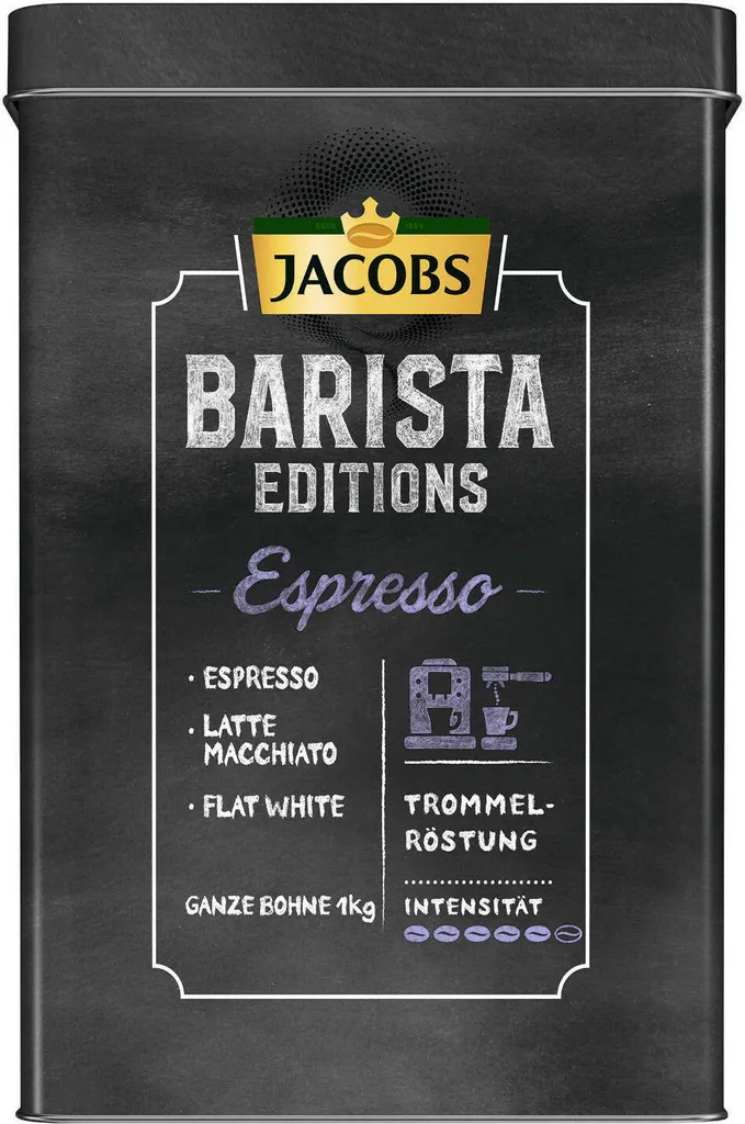 JACOBS Kaffeebohnen Krönung Crema Kräftig 3 Kg Geröstete Ganze Bohnen + 1 Jacobs Barista Becher + 1 Dose 12 JACOBS Kaffeebohnen Krönung Crema Kräftig 3 Kg Geröstete Ganze Bohnen + 1 Jacobs Barista Becher + 1 Dose – Bild 10