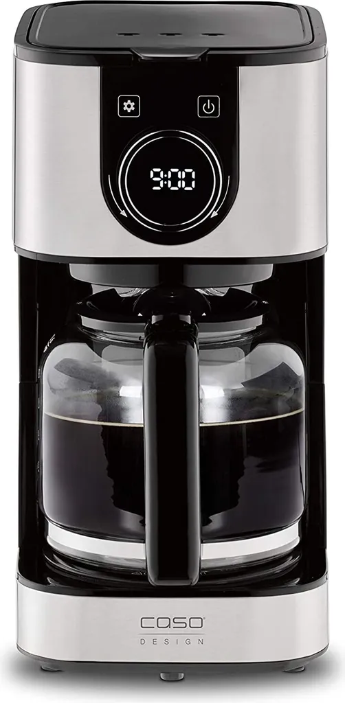 CASO Selection C12 - Design-Kaffeemaschine Für Bis Zu 12 Tassen Kaffee, 1,5 L Wassertank, Edelstahlgehäuse, Warmhaltefunktion, Timer, Inkl. Permanentfilter 4 CASO Selection C12 - Design-Kaffeemaschine Für Bis Zu 12 Tassen Kaffee, 1,5 L Wassertank, Edelstahlgehäuse, Warmhaltefunktion, Timer, Inkl. Permanentfilter – Bild 2