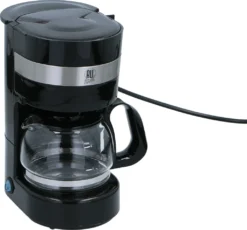 All Ride Kaffeemaschine 24V - Akku Kaffeemaschine 0.65L - Für Auto Und LKW - Filterkaffeemaschine - Tropfstopp - Warmhaltefunktion - Schwarz