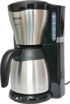 PHILIPS Gaia Collection HD7548/20 Kaffeemaschine Thermokanne, Schwarz/Edelstahl -Bon Cafe Store d7bc50bee370829362aad5aab4ed1982