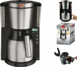 Melitta 1011-16 Look IV Therm Timer Schw/edelst. -Bon Cafe Store d89b39c6ba5c7cb945a2b8fa2fce9dc0