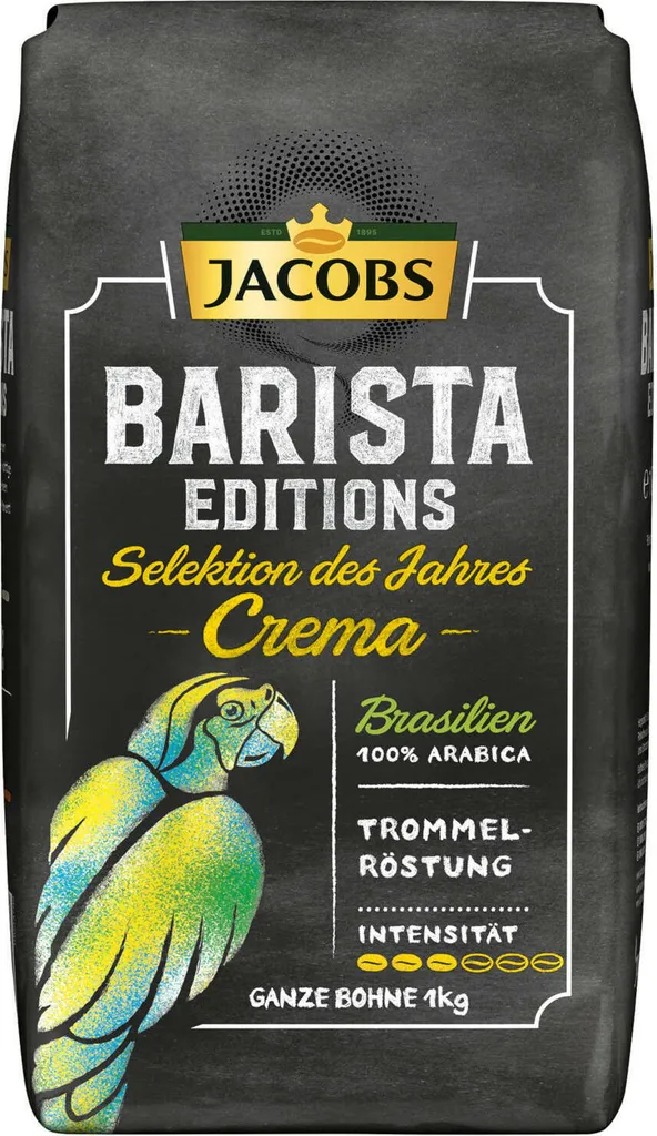 Jacobs Barista Editions Selektion Des Jahres Brasilien, Bohnenkaffee, Ganze Bohnen, Röstkaffee, Kaffeebohnen, 1000 G 8 Jacobs Barista Editions Selektion Des Jahres Brasilien, Bohnenkaffee, Ganze Bohnen, Röstkaffee, Kaffeebohnen, 1000 G – Bild 6