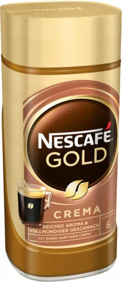 Nescafé® Nescafé Gold Crema | Löslicher Kaffee | 200g-Glas -Bon Cafe Store dd288978079ff3b84df0069156f6292c