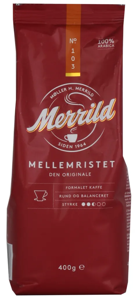 Merrild Rød Kaffe 400g 3 Merrild Rød Kaffe 400g