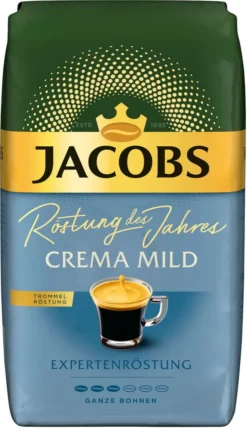 JACOBS Kaffeebohnen Expertenröstung Crema Mild Röstung Des Jahres 2 X 1 Kg + 1 Aluminium Dose Barista Design 14 JACOBS Kaffeebohnen Expertenröstung Crema Mild Röstung Des Jahres 2 X 1 Kg + 1 Aluminium Dose Barista Design -Bon Cafe Store e12e5f6d50ac343e51ae4c0007bff4fe 2
