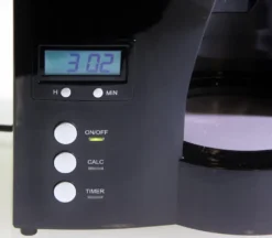 Melitta Optima Timer 100801 Bk, Filterkaffeemaschine Mit Glaskanne Und Timer-Funktion, Abnehmbarer Wassertank, Schwarz -Bon Cafe Store e308fc9078940bf19a5303098713758f