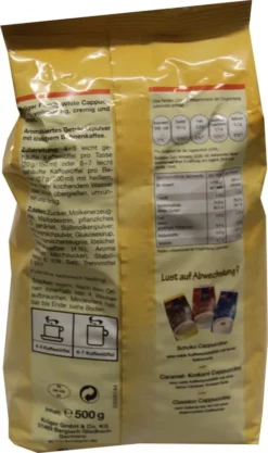 Krüger Family Cappuccino White | 500-g-Beutel -Bon Cafe Store e6453e4fd09418f2be19971ff31a1e5e