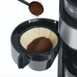 Severin KA 4811 Filterkaffeemaschine Mit Mahlwerk Für 6 Tassen Edelstahl Schwarz -Bon Cafe Store e7fcd70b8ec5ff67a8ef64f74247a9ad