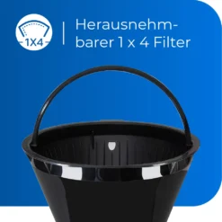 Exquisit KA 6502 Sw | Filterkaffeemaschine | 10 Tassen | Thermoskanne | Schwarz -Bon Cafe Store e8241fe5d4e62296ee395cbb69a2fb25