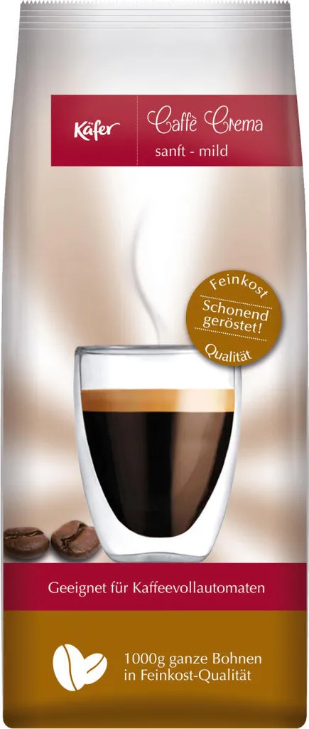 Käfer Caffè Crema Lungo | Ganze Bohne | 1000 G 5 Käfer Caffè Crema Lungo | Ganze Bohne | 1000 G – Bild 3