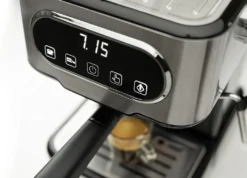 Gorenje ESCM 15 DBK Espressomaschine Mit Siebträger/Professioneller Milchaufschäumer Für Cremigen Capuccino/TouchControl/TemperatureControl/EasyClean/1,5 L Wassertank/1100 W/30 Cm/15 Bar/Edelstahl -Bon Cafe Store ed5a18c0bc867afd38efbc29836eed39