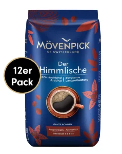 Kaffee-Sparpaket DER HIMMLISCHE Von Mövenpick, 12x500g Bohnen