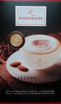 Niederegger Marzipan Geschmack Cappuccino 10 Portionsbeutel 220g