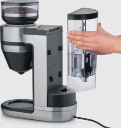 SEVERIN FILKA Vollautomat Für Filterkaffee Mit Glaskanne KA 4850 Aus Edelstahl, Matt-schwarz Edelstahl-gebürstet -Bon Cafe Store ef5ff7f6b412b07a2b9cf45223e13118