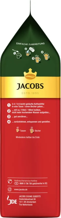 JACOBS Typ Cappuccino 10 Beutel Löslicher Kaffee Intantkaffee 10 X 400 G Cremig -Bon Cafe Store efbe1971bdf5a211deebf87e4d6adfab