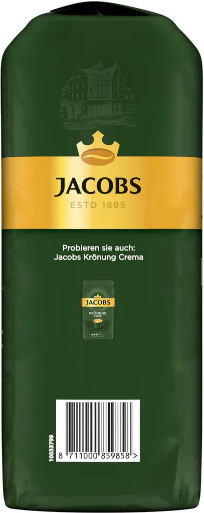 JACOBS Kaffeebohnen Krönung Crema Kräftig 3 Kg Geröstete Ganze Bohnen + 1 Jacobs Barista Becher + 1 Dose 8 JACOBS Kaffeebohnen Krönung Crema Kräftig 3 Kg Geröstete Ganze Bohnen + 1 Jacobs Barista Becher + 1 Dose – Bild 6