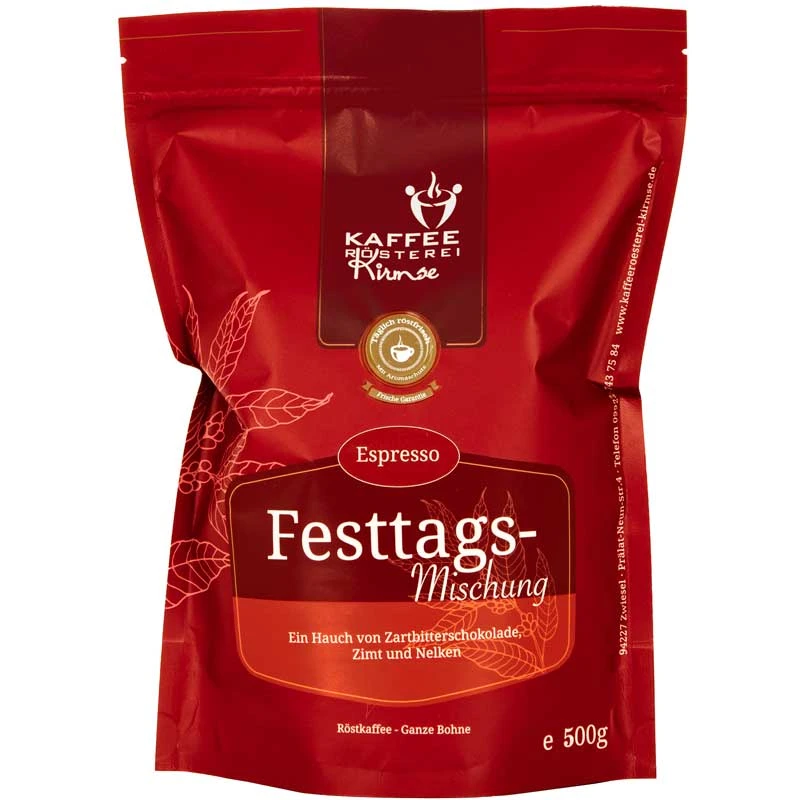 Espresso Festtagsmischung 500g 3 Espresso Festtagsmischung 500g