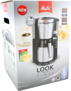 Melitta 1011-16 Look IV Therm Timer Schw/edelst. -Bon Cafe Store f4235cd28c6f5d8f24e35c0042935d00