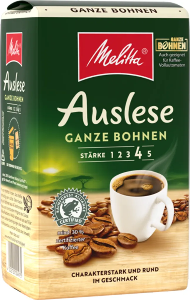 MELITTA Auslese Ganze Bohnen Für Filterkaffee 500 G Kräftig Mit Rundem Aroma 3 MELITTA Auslese Ganze Bohnen Für Filterkaffee 500 G Kräftig Mit Rundem Aroma