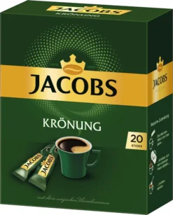 JACOBS Krönung Löslicher Kaffee 8 X 20 Getränke Sticks Instantkaffee -Bon Cafe Store f8ab188ad59a99c00986f4ed0fab6255