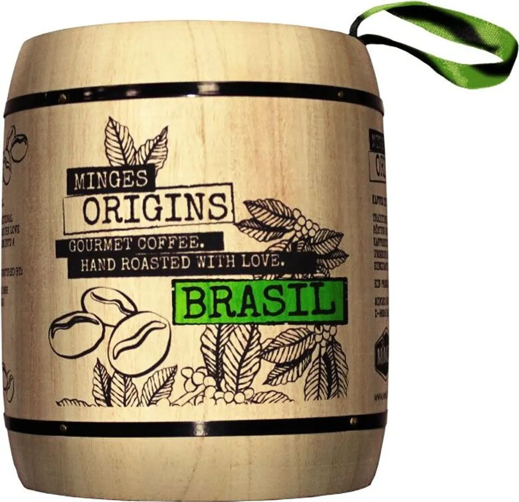 Minges Kaffee Brasil Hochland Im Holzfass, Ganze Bohne 3 Minges Kaffee Brasil Hochland Im Holzfass, Ganze Bohne