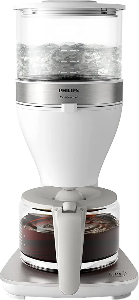 Philips HD5416/60 Café Gourmet Filterkaffeemaschine Glaskanne Tropf-Stopp Weiß 9 Philips HD5416/60 Café Gourmet Filterkaffeemaschine Glaskanne Tropf-Stopp Weiß – Bild 7