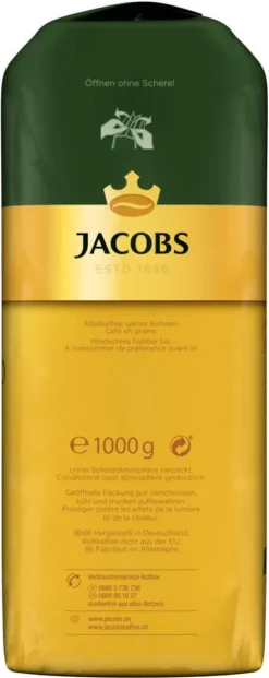 JACOBS Kaffeebohnen Expertenröstung Crema Italiano Bohnenkaffee 2 X 1 Kg Ganze Bohne 15 JACOBS Kaffeebohnen Expertenröstung Crema Italiano Bohnenkaffee 2 X 1 Kg Ganze Bohne -Bon Cafe Store fbbe40d7690cbafad7f66640b4d82c08