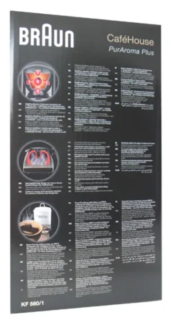 BRAUN Kaffeemaschine KF 560/1 Schwarz 21 BRAUN Kaffeemaschine KF 560/1 Schwarz -Bon Cafe Store fcf2dc779fee12f79e88ee94188e5f74