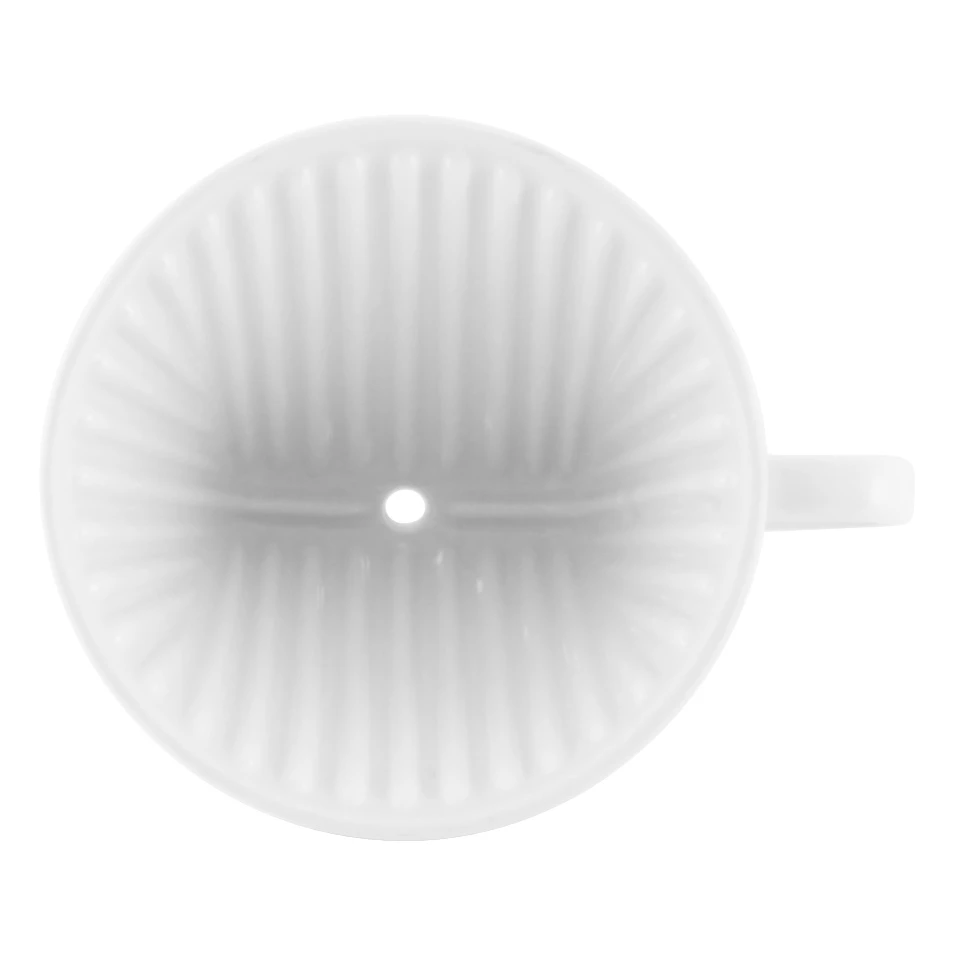 Porzellan Kaffeefilter - Weiß 4 Porzellan Kaffeefilter - Weiß – Bild 2