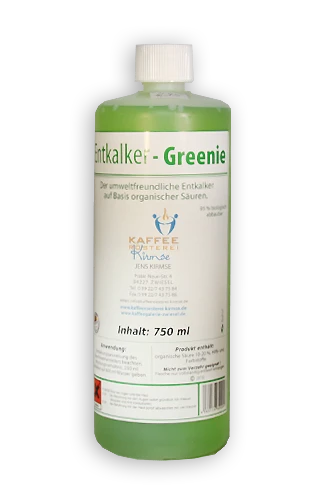 Kaffeemaschinen - Entkalker Greenie 750ml 3 Kaffeemaschinen - Entkalker Greenie 750ml