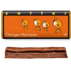 Orangen Marzipan Von Zotter Schokolade