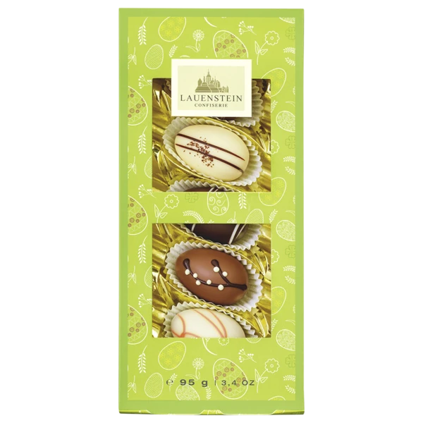 Confiserie Lauenstein Oster Variation Ei Auslese Trüffel Variation 3 Confiserie Lauenstein Oster Variation Ei Auslese Trüffel Variation
